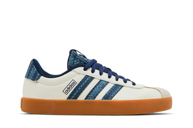 FARM Rio x adidas Wmns VL Court 3.0 'White Night Indigo Gum' — Off White/Night Indigo/Gum