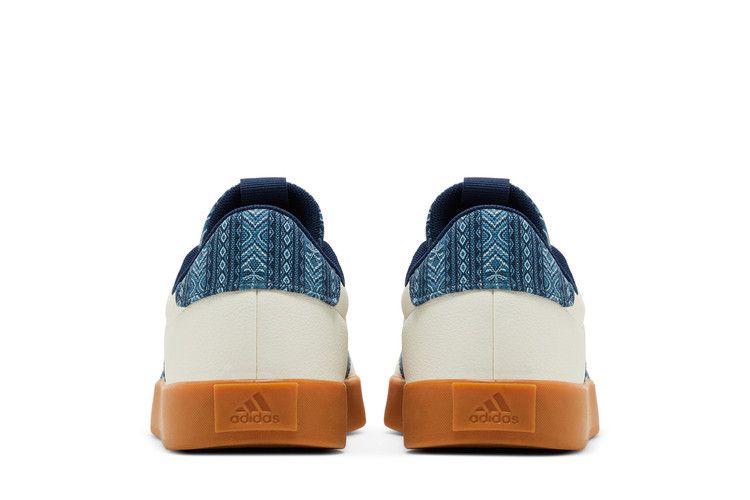 FARM Rio x adidas Wmns VL Court 3.0 'White Night Indigo Gum' — Off White/Night Indigo/Gum