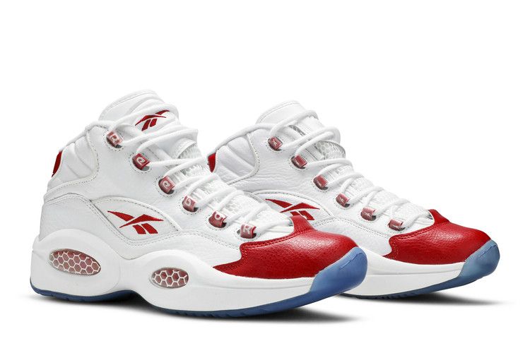 Reebok Question Mid 'White Pearlized Red' — White/Pearlized Red