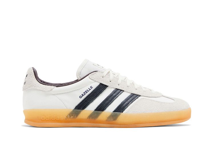 Hikari Shibata x adidas Gazelle Indoor 'White Night Grey Gum' — Core White/Night Grey/Cream White