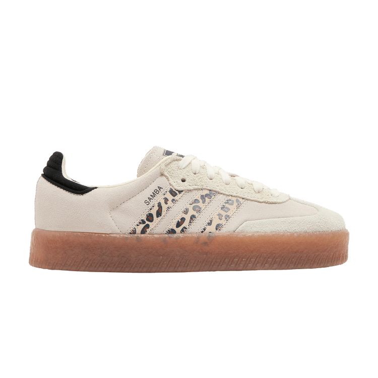 adidas Wmns Sambae 'Cream White Leopard' — Off White/Cream White/Core Black