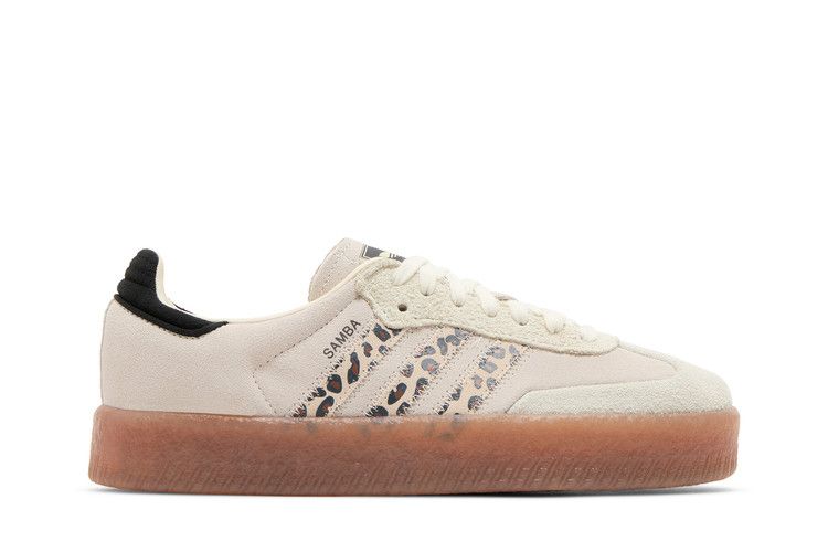 adidas Wmns Sambae 'Cream White Leopard' — Off White/Cream White/Core Black