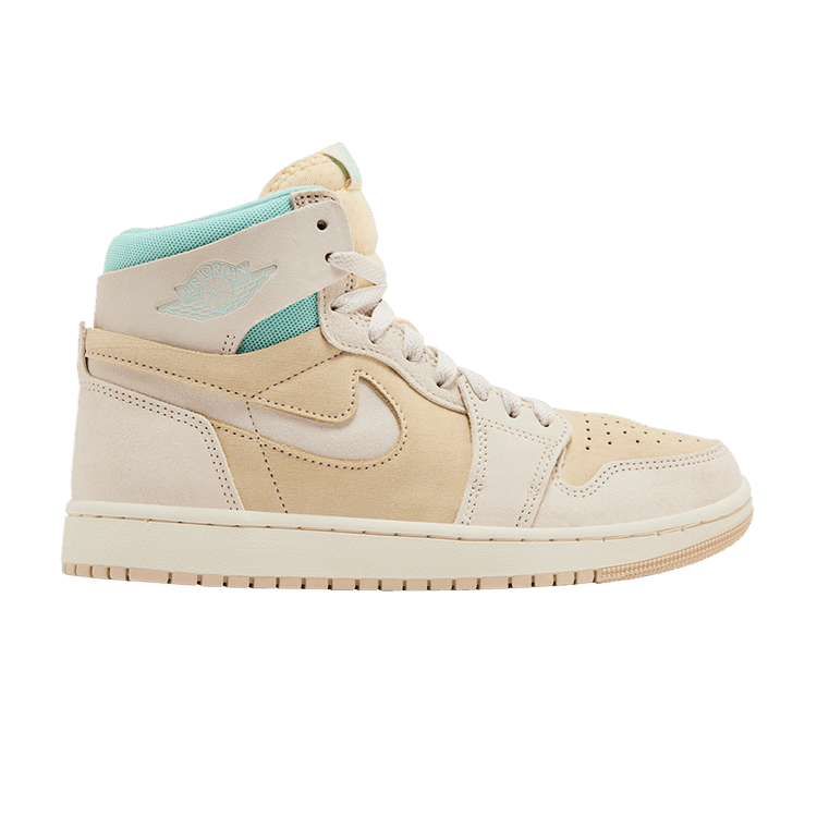 Wmns Air Jordan 1 High Zoom Comfort 2 'Coconut Milk Light Dew' — Coconut Milk/Light Dew/Sail/Legend Light Brown