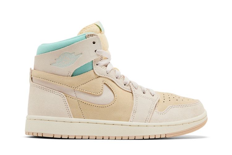 Wmns Air Jordan 1 High Zoom Comfort 2 'Coconut Milk Light Dew' — Coconut Milk/Light Dew/Sail/Legend Light Brown