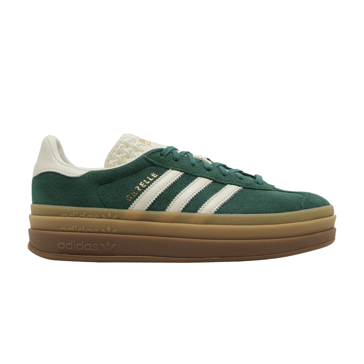 adidas Wmns Gazelle Bold 'Collegiate Green Gum' — Collegiate Green/Off White/Gold Metallic