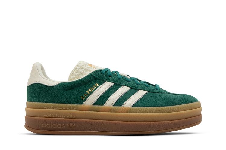 adidas Wmns Gazelle Bold 'Collegiate Green Gum' — Collegiate Green/Off White/Gold Metallic
