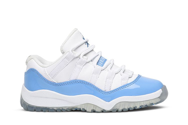 Air Jordan 11 Retro Low BP 'UNC' 2017 — White/University Blue-Black