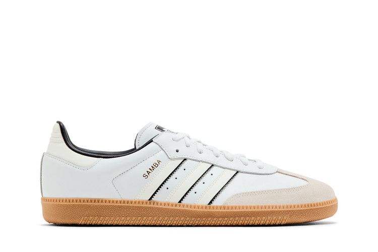 adidas Samba OG 'Two Tone Stripes - Black' — Cloud White/Off White/Core Black