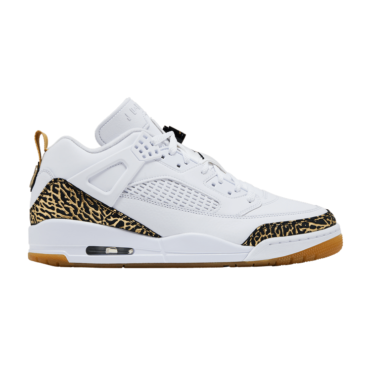 Air Jordan Spizike Low 'White Black Metallic Gold' — White/Black/Metallic Gold