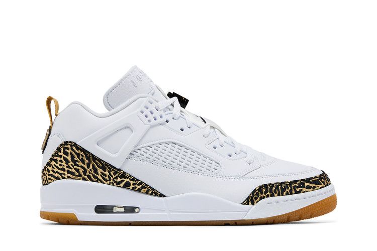 Air Jordan Spizike Low 'White Black Metallic Gold' — White/Black/Metallic Gold