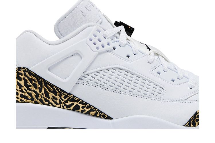 Air Jordan Spizike Low 'White Black Metallic Gold' — White/Black/Metallic Gold