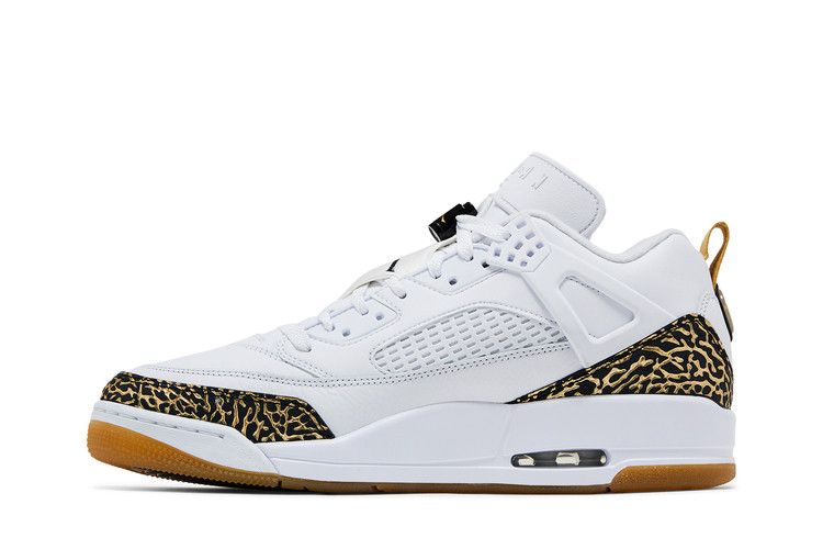 Air Jordan Spizike Low 'White Black Metallic Gold' — White/Black/Metallic Gold