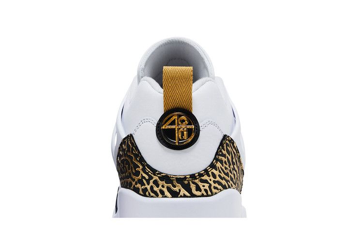 Air Jordan Spizike Low 'White Black Metallic Gold' — White/Black/Metallic Gold