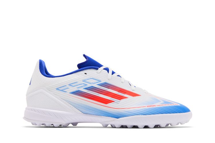adidas Adizero F50 League TF 'Advancement Pack' — Cloud White/Solar Red/Lucid Blue