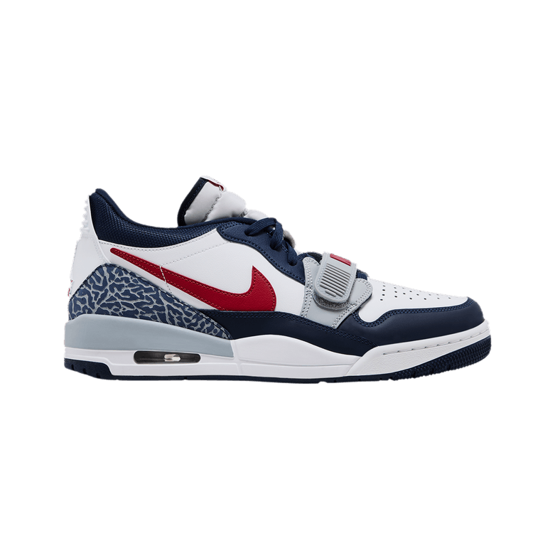Air Jordan Legacy 312 Low 'Olympic' — White/Varsity Red/Midnight Navy/Wolf Grey