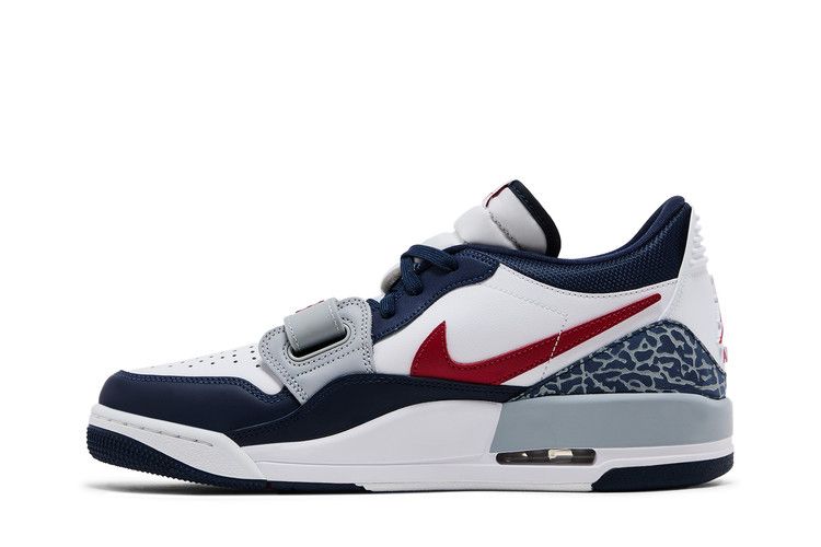 Air Jordan Legacy 312 Low 'Olympic' — White/Varsity Red/Midnight Navy/Wolf Grey