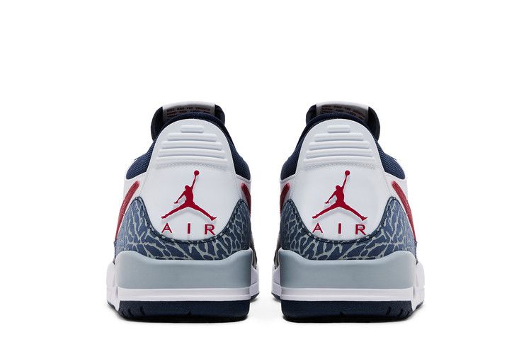 Air Jordan Legacy 312 Low 'Olympic' — White/Varsity Red/Midnight Navy/Wolf Grey
