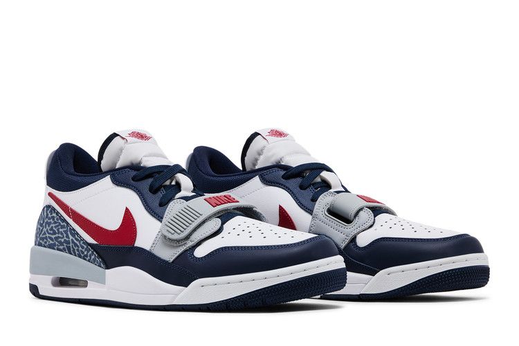 Air Jordan Legacy 312 Low 'Olympic' — White/Varsity Red/Midnight Navy/Wolf Grey