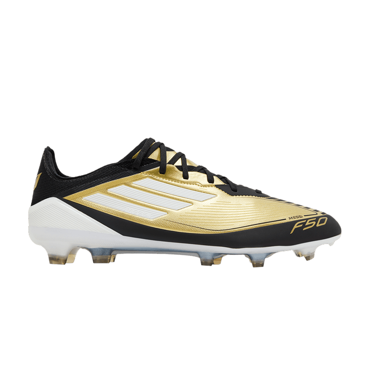 adidas Messi Adizero F50 Pro FG 'Triunfo Dorado' — Gold Metallic/Cloud White/Core Black