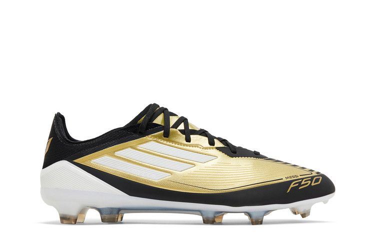 adidas Messi Adizero F50 Pro FG 'Triunfo Dorado' — Gold Metallic/Cloud White/Core Black