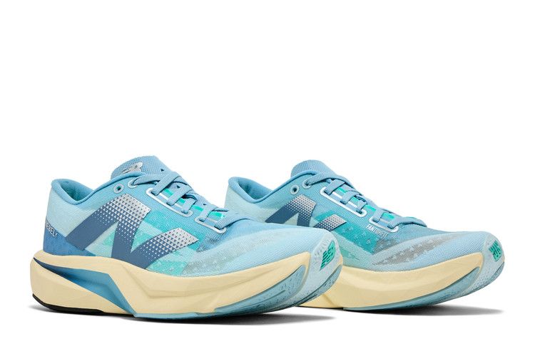 New Balance Wmns FuelCell Rebel v4 'Quarry Heron Blue' — Quarry Blue/Chrome Blue/Heron Blue