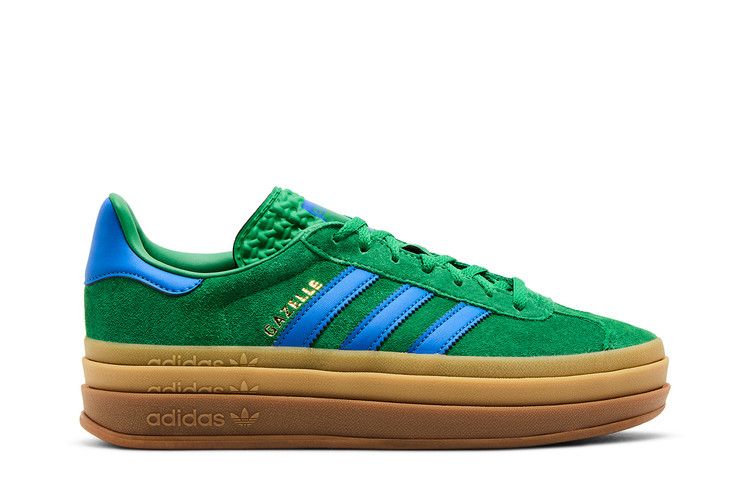 adidas Wmns Gazelle Bold 'Green Blue Gum' — Green/Supplier Color/Green