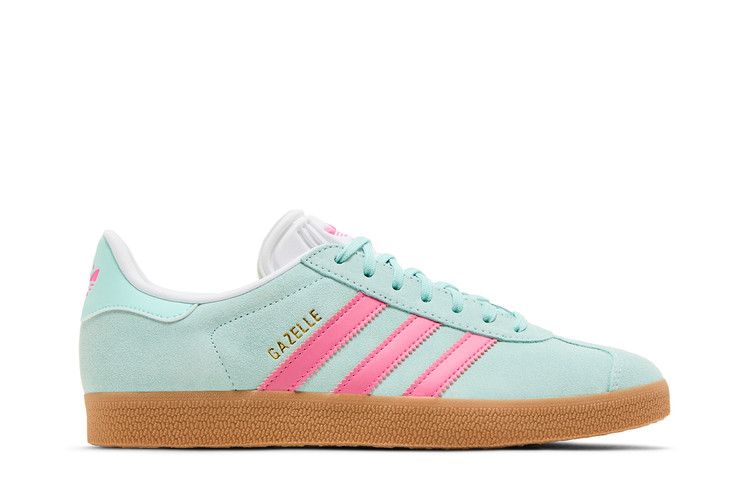 adidas Wmns Gazelle 'Semi Flash Aqua Lucid Pink' — Semi Flash Aqua/Lucid Pink/Off White