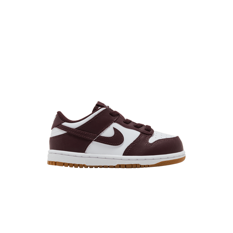Nike Dunk Low TD 'Burgundy Crush Gum' — White/Burgundy Crush/Gum Light Brown