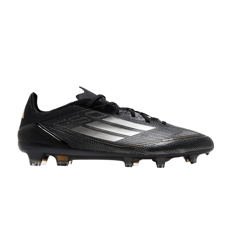 adidas Adizero F50 Pro FG 'Dark Spark Pack' — Core Black/Iron Metallic/Gold Metallic