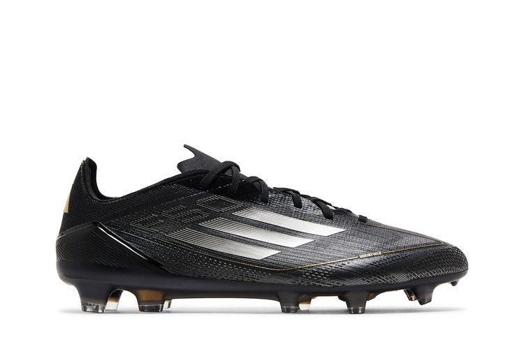 adidas Adizero F50 Pro FG 'Dark Spark Pack' — Core Black/Iron Metallic/Gold Metallic