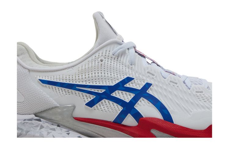 ASICS Court FF 3 Novak 'Paris' — White/Asics Blue
