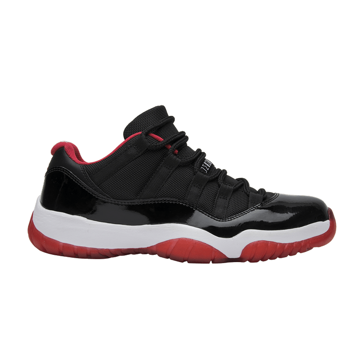 Air Jordan 11 Retro Low 'Bred' 2015 — black/true red-white