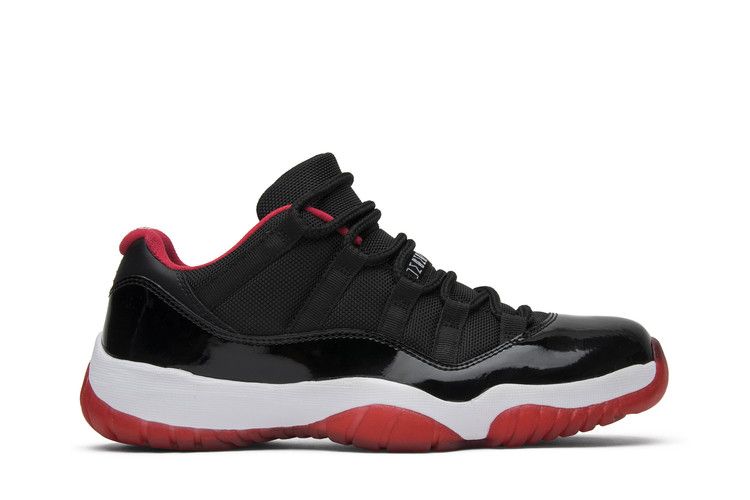 Air Jordan 11 Retro Low 'Bred' 2015 — black/true red-white