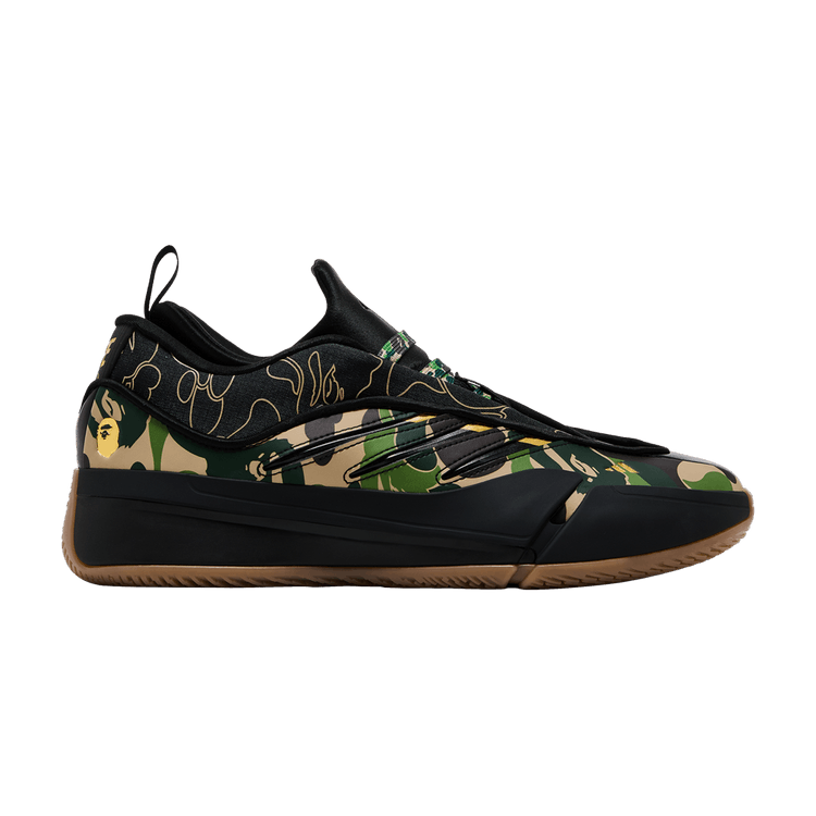 BAPE x adidas Dame 9 'Black Green' — Core Black/Core Black/Core Black