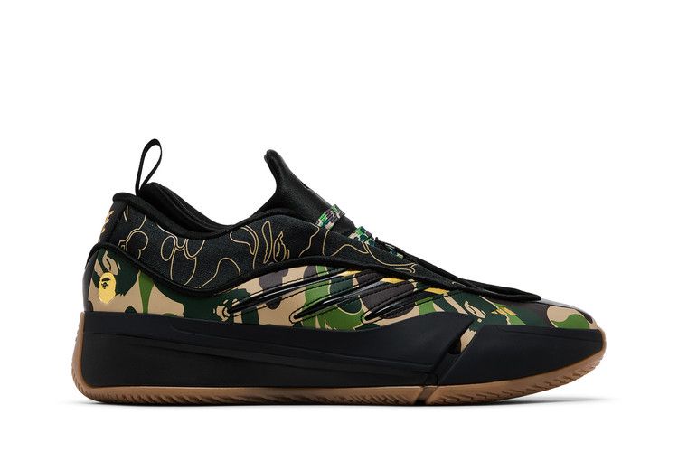 BAPE x adidas Dame 9 'Black Green' — Core Black/Core Black/Core Black