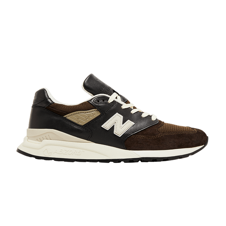 Teddy Santis x New Balance 998 Made in USA 'Brown Black' — Black/Sea Salt