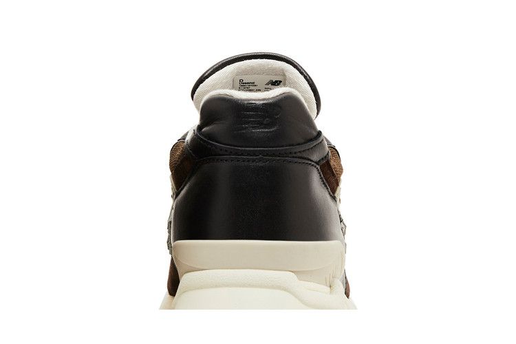 Teddy Santis x New Balance 998 Made in USA 'Brown Black' — Black/Sea Salt