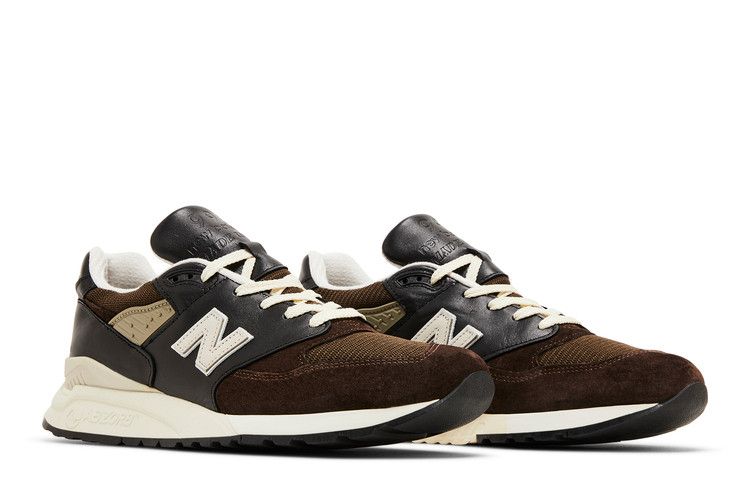 Teddy Santis x New Balance 998 Made in USA 'Brown Black' — Black/Sea Salt