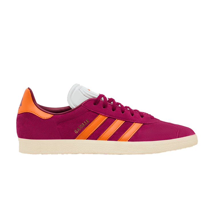AS Roma x adidas Gazelle 'Home Kit' — Legacy Burgundy/Unity Orange/Cream White