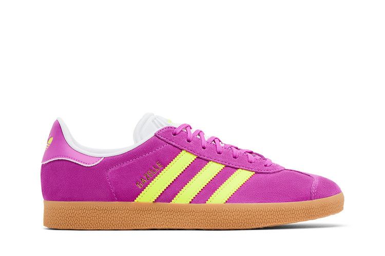 adidas Wmns Gazelle 'Purple Burst Solar Yellow' — Purple Burst/Solar Yellow/Off White