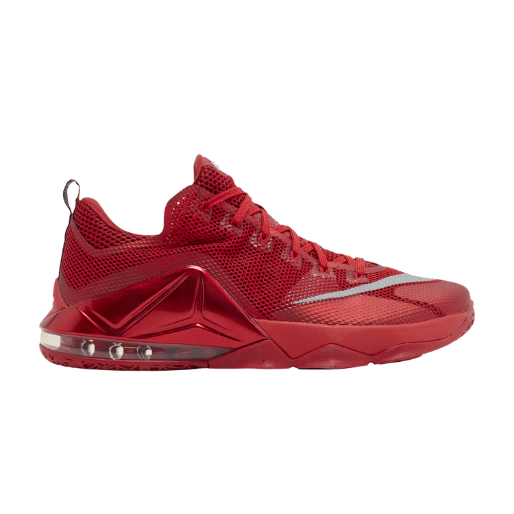 Nike LeBron 12 Low 'University Red' — University Red/Reflective Silver-Gym Red-Black