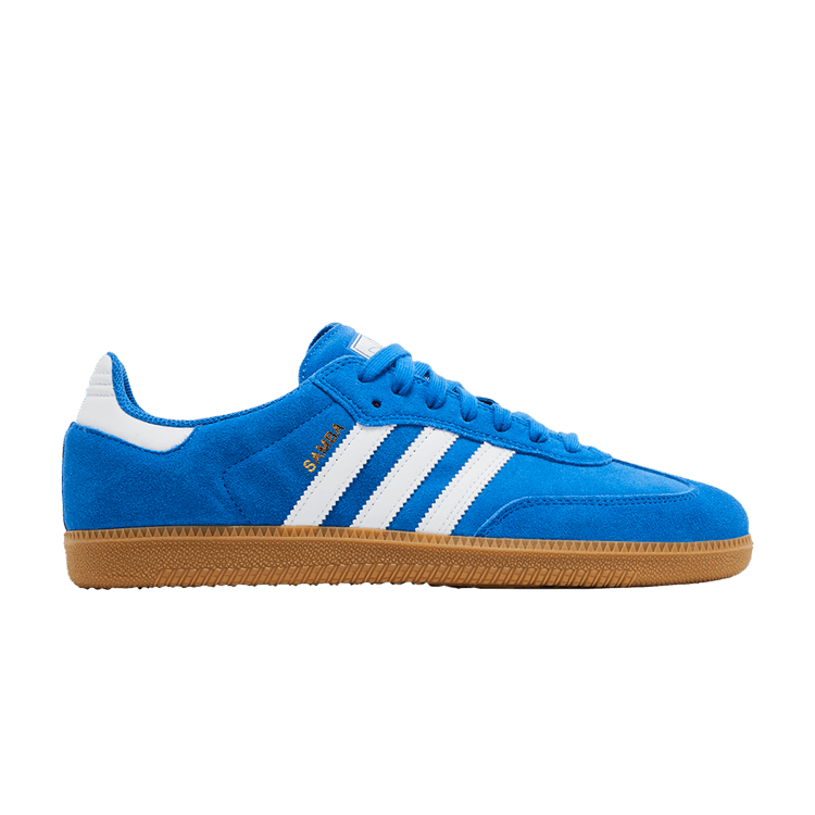 adidas Samba ADV 'Blue Bird Gum' — Blue Bird/Cloud White/Gold Metallic