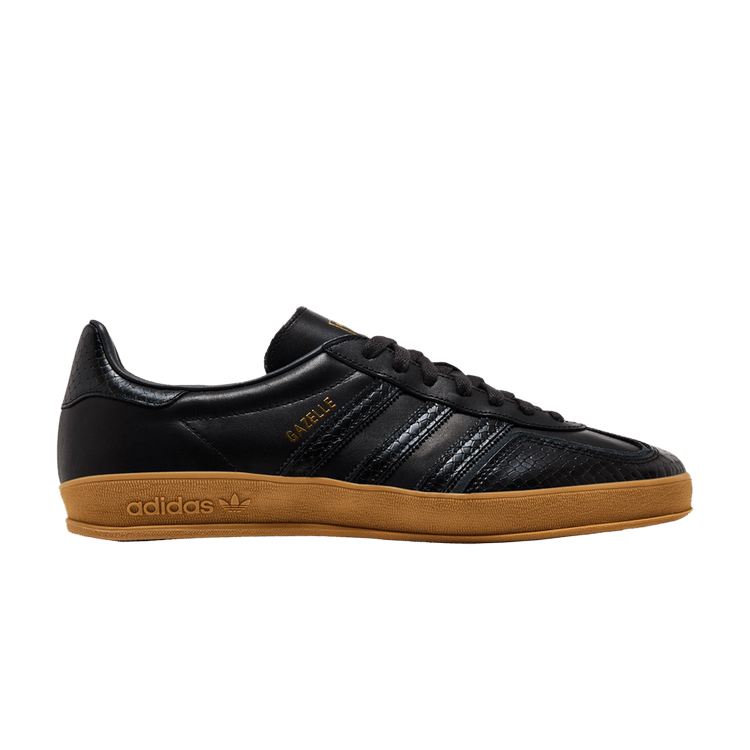 adidas Gazelle Indoor 'Snakeskin Pack' — Core Black/Core Black/Gum