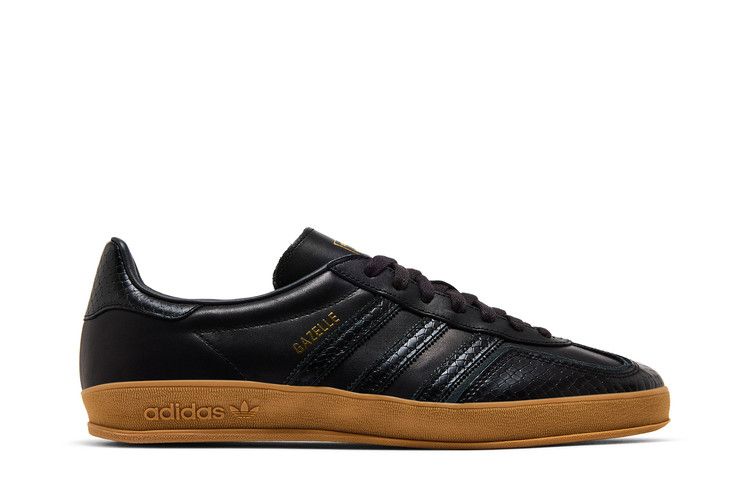 adidas Gazelle Indoor 'Snakeskin Pack' — Core Black/Core Black/Gum