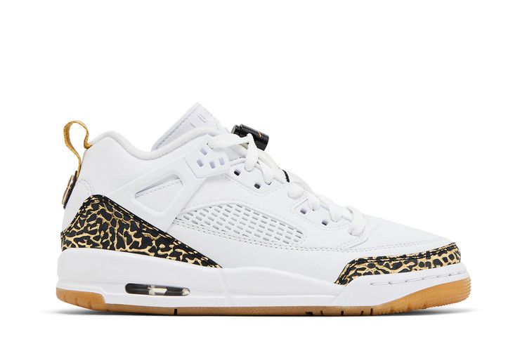 Air Jordan Spizike Low GS 'White Black Metallic Gold' — White/Metallic Gold/Sail/Black