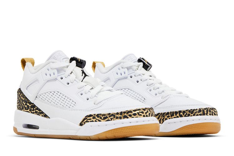 Air Jordan Spizike Low GS 'White Black Metallic Gold' — White/Metallic Gold/Sail/Black