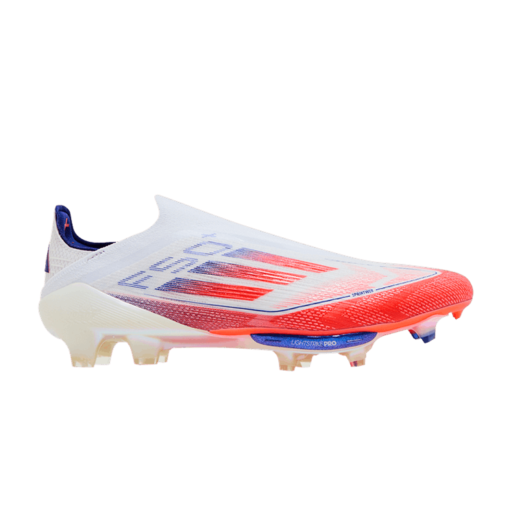 adidas Adizero F50+ Elite FG 'Advancement Pack' — Cloud White/Solar Red/Lucid Blue
