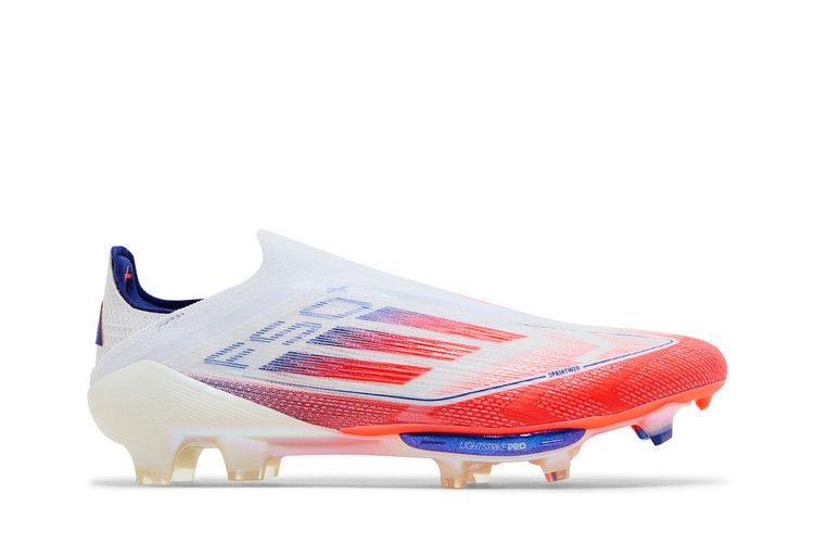 adidas Adizero F50+ Elite FG 'Advancement Pack' — Cloud White/Solar Red/Lucid Blue
