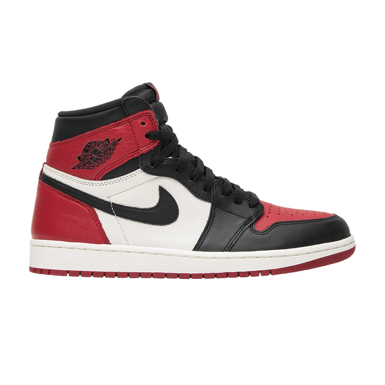 Air Jordan 1 Retro High OG 'Bred Toe' — Gym Red/Summit White-Black