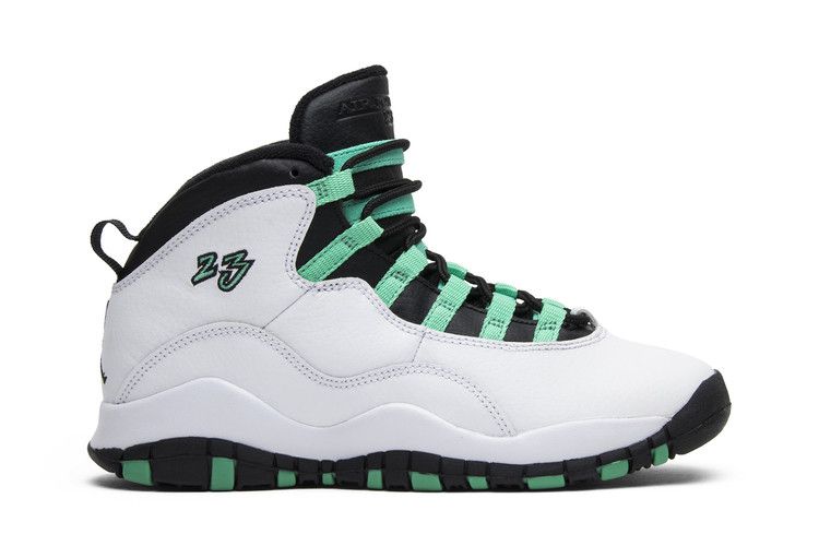Air Jordan 10 GG 'Verde' — WHITE/VERDE-BLACK-INFRARED